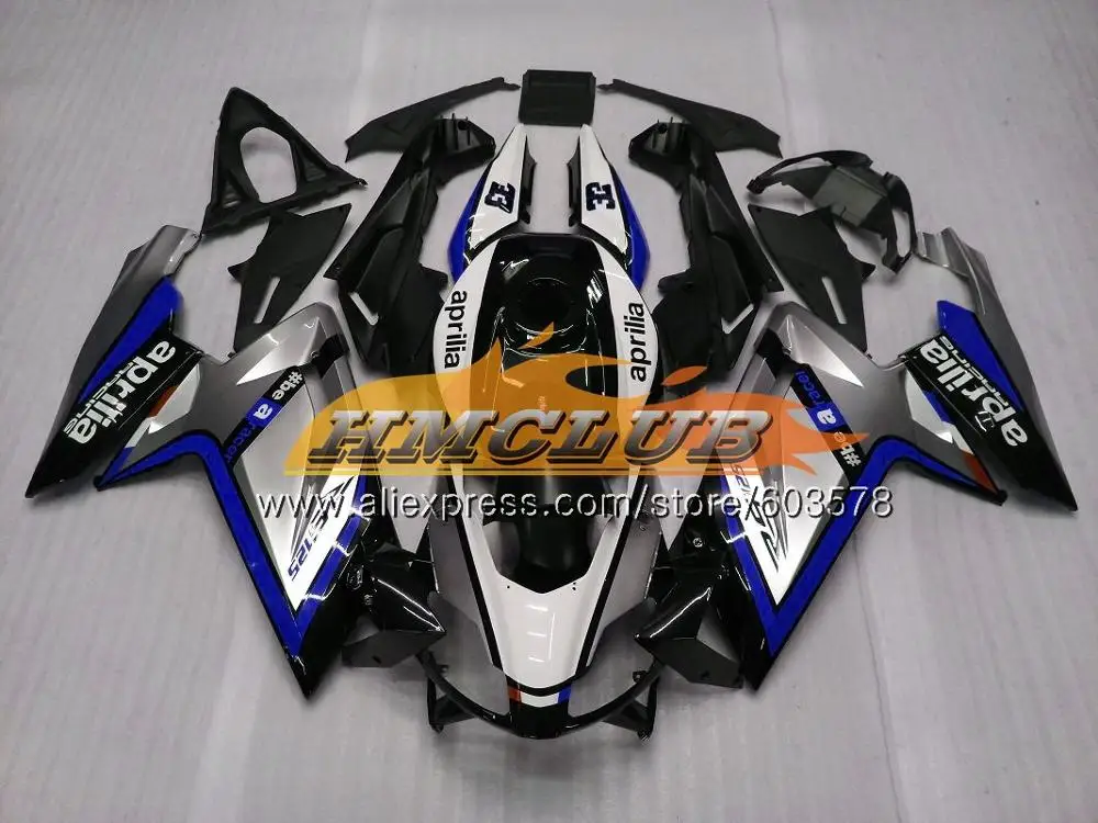 Инъекции для Aprilia RS-125 2006 2007 2008 2009 2010 2011 40CL. 15 цвета: золотистый, Серебристый Серый RS 125 RS4 RSV125 RS125 06 07 08 09 10 11 обтекатель - Цвет: No. 21