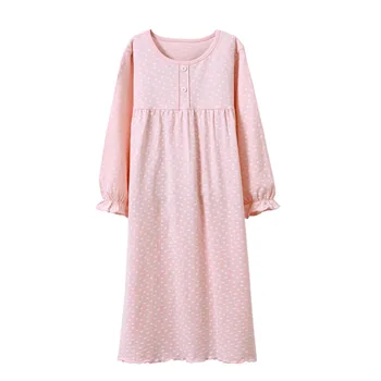 

2020 children's Nightgowns cotton summer girl baby home service