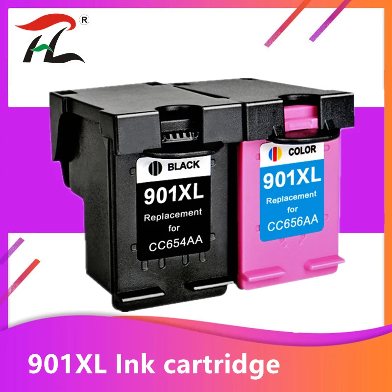 Картридж Yi Le Cai 901XL совместимый с hp 901 xl hp901 чернильный картридж для принтера Officejet