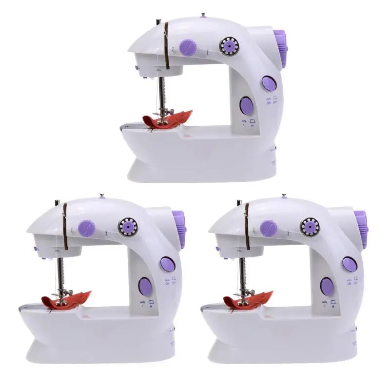 

Portable Household Mini Electric Sewing Machine 2 Speeds with Night Light
