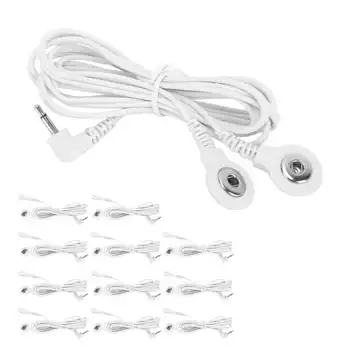 

Massage Instrument Relief Pain Tools DC 2.5mm 2 Branch Button Electrode Lead Wire Cable for Digital TENS Massage Machine