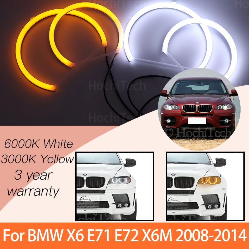 Светильник колец с ангельскими глазами для BMW X6 E71 E72 X6M 2008-2014 1 комплект |