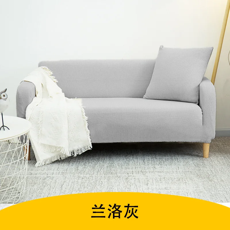 Вязаный утолщенный чехол для дивана для гостиной - Цвет: K