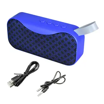 

Wireless Bluetooth Hands-free Speaker Mini Outdoor Subwoofer Plug-in Card Speaker Support FM Transmission AUX Input