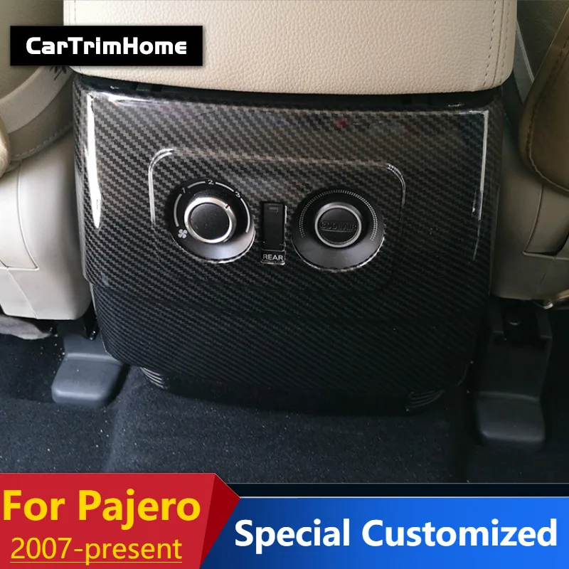 Для Mitsubishi Pajero 2007- автомобильный Стайлинг Аксессуары для интерьера вентиляционное отверстие Крышка для Mitsubishi Shogun V80 аксессуары