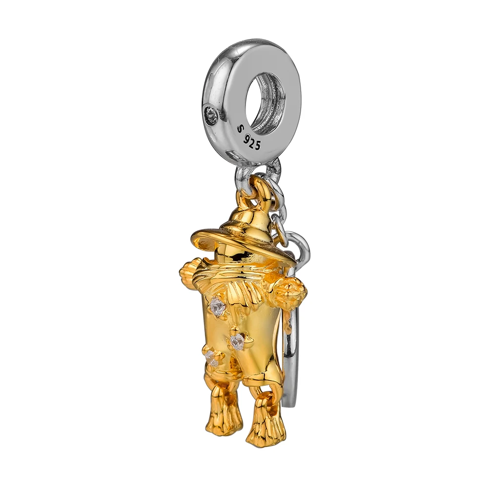 Fits for Pandora Charms Bracelets Scarecrow Guardian Dangel Shine Beads 100% 925 Sterling Silver Jewelry Free Shipping | Украшения и