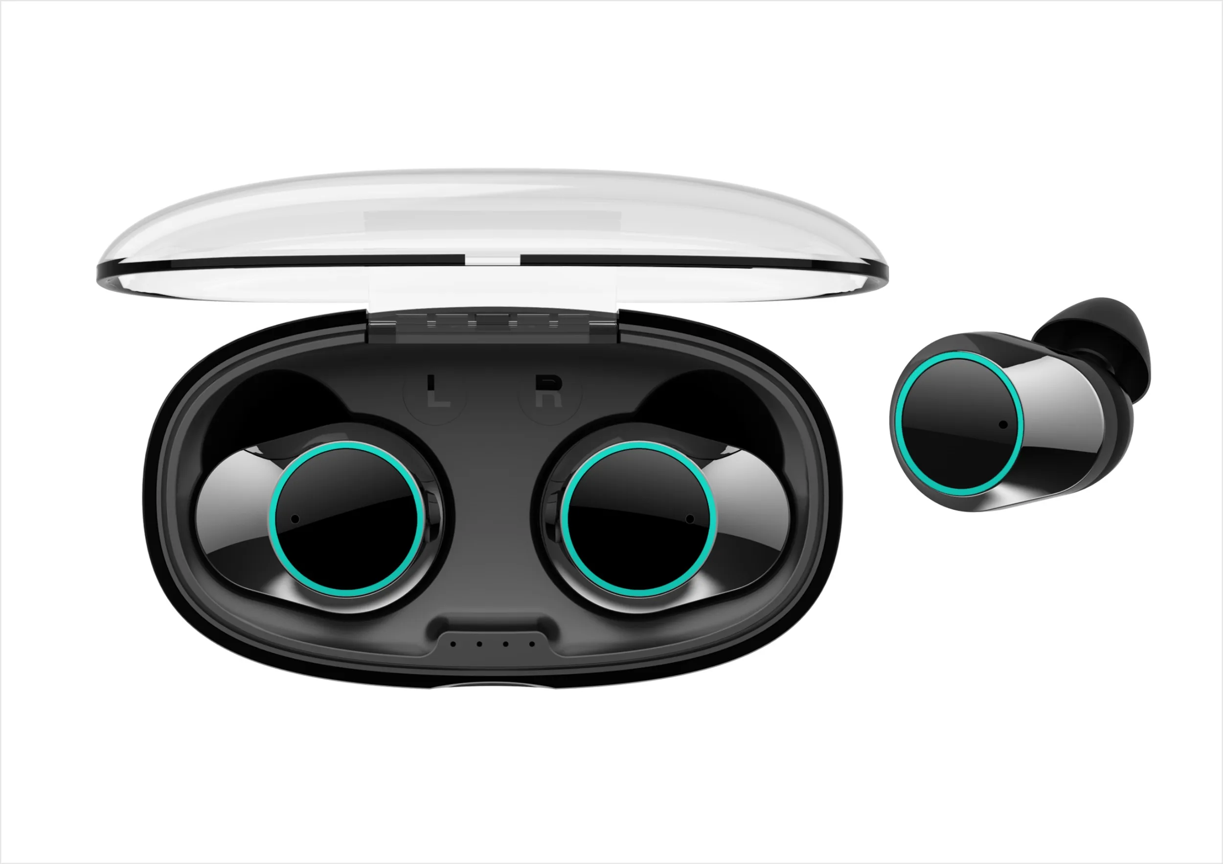 Kumi T5S беспроводные наушники Bluetooth с шумоподавлением 3300 мАч с зарядным устройством power Bank стерео гарнитура IPX7 водонепроницаемый