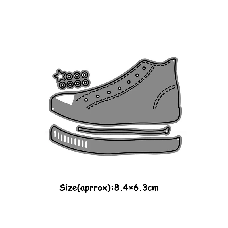 shoes Маи обувь и этикетки металлические режущие штампы трафареты для DIY скрапбукинга фотоальбом декоративное тиснение DIY бумажные карты - Цвет: shoes