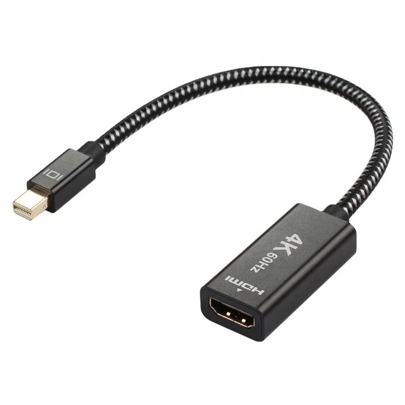 1080P 4K 60Hz Mini DP Male to HDMI Female Adapter Converter Thunderbolt Compatible DisplayPort Cable | Электроника