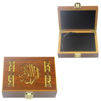 

2020 Wooden Gift Box Islam Eid Ramadan Festival Gurban Festival Fine Paint Put Bible Book Box Crafts