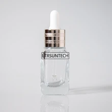 50 шт., 20 мл, 40 мл, многоразовые Пустые стеклянные пипетки, флаконы-капельницы для глаз, эфирное масло, косметические флаконы для макияжа F3747