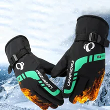 Лыжные перчатки для сноуборда мужские зимние Термические перчатки для езды на мотоцикле ветрозащитные водонепроницаемые утолщенные лыжные перчатки handschoenen