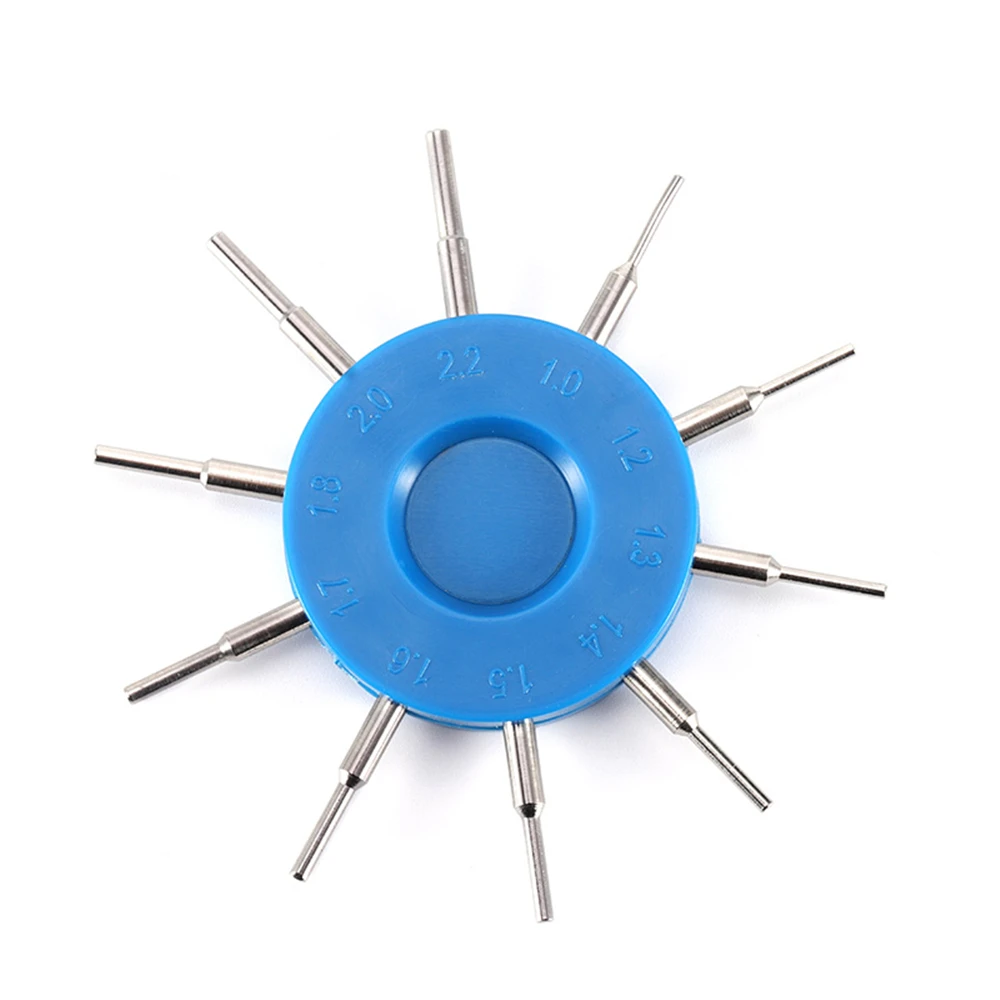 Hole Gauge Measuring Hole Diameter Eyeglasses U-CLIP nut 10 Size tool by dhoptical 5