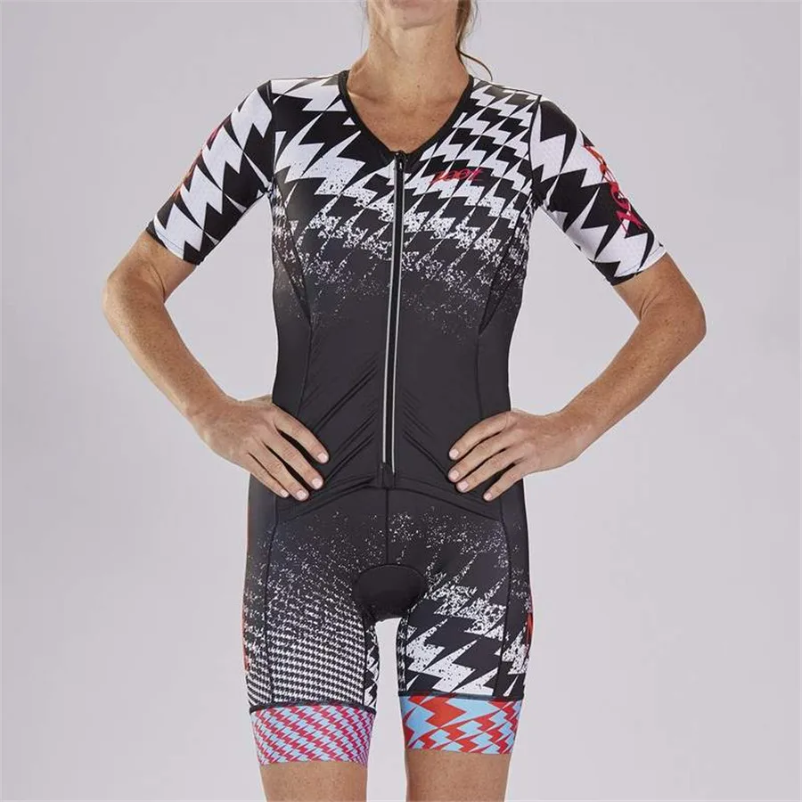 

Women ZOOT PRO TEAM aero suit best quality cycling skinsuit race suit with Belgium imported High triathlon density sponge pad