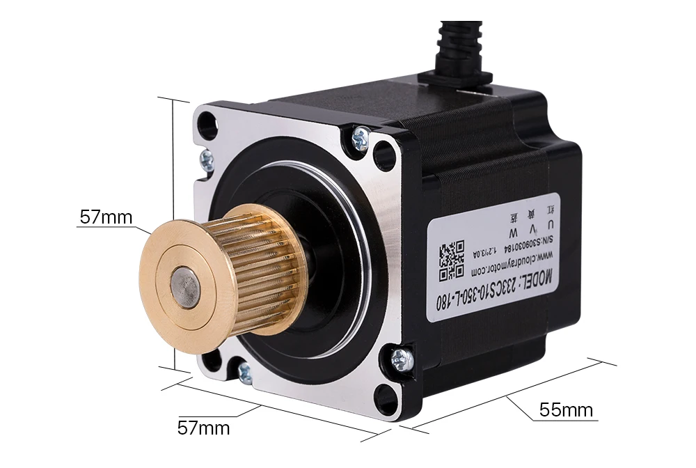 2.0N.m com ENGRENAGEM para CNC Router Gravura fresadora