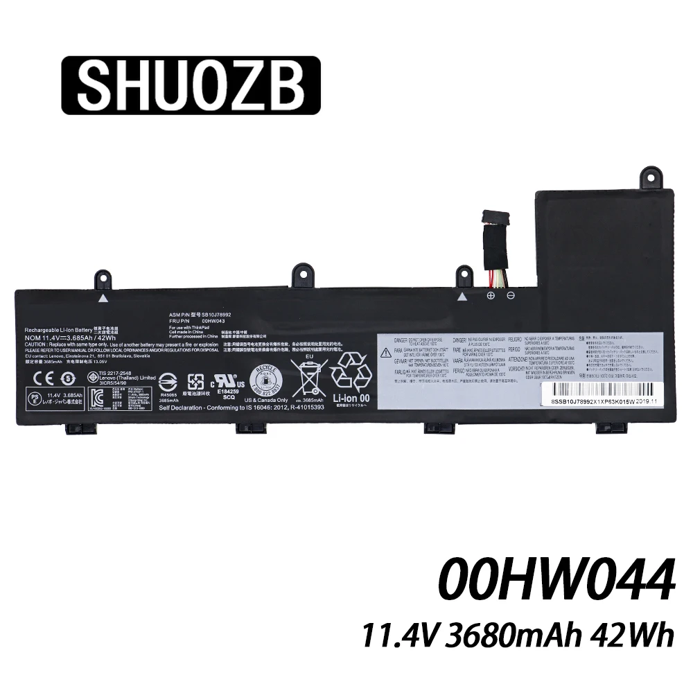 Новый аккумулятор 00HW044 00HW043 SB10J78991 для ноутбука Lenovo ThinkPad Yoga 11e 20GC 20GE 20LQ 00HW042 SB10J78990 11 4