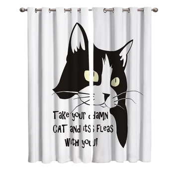 

"Task You Damn Cat And Its Fleas With You! With The Words Window Living Room Kitchen Outdoor Indoor