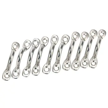 

New Pack of 10 Pad Eye, Eye Straps, Tie Down, Kayak Deck Loops, Tie Down Anchor Point, footman's loop FOR Kayak Canoe Rigging