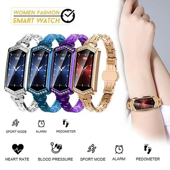 

B78 Luxury Women Smart Watch Blood Pressure Heart Rate Monitor Sport Activity Fitness Tracker Bracelet For Xiaomi Iphone Huawei