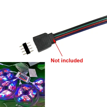 

LED Light Strip Connector 4-pin 2835 5050 3528 RGB Tape use 1pcs