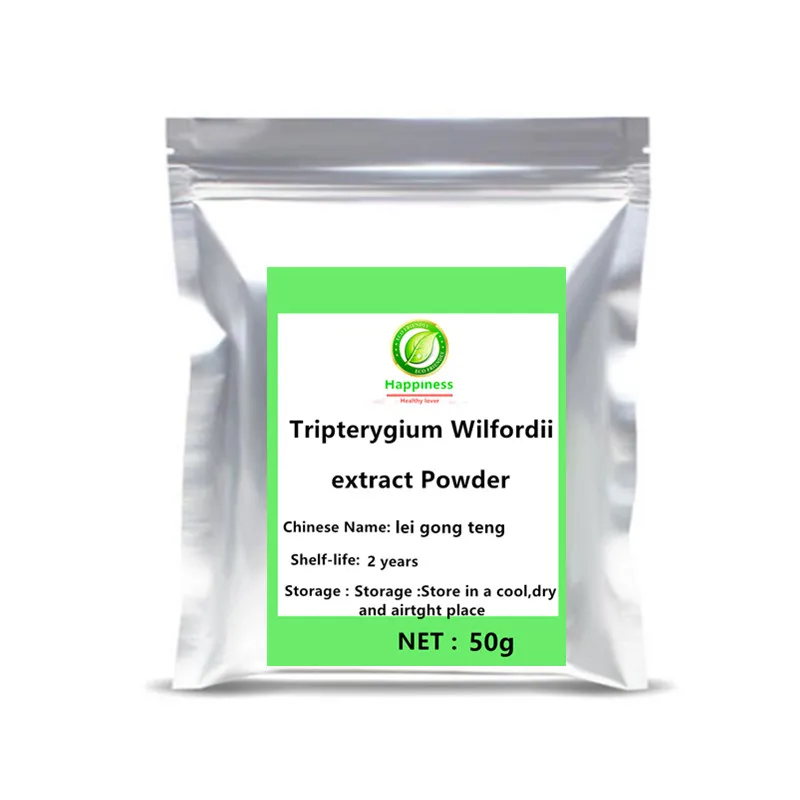

High quality Pure Tripterygium Wilfordii extract Powder Thunder God Vine Root adjustable analgesia and stability free shipping.