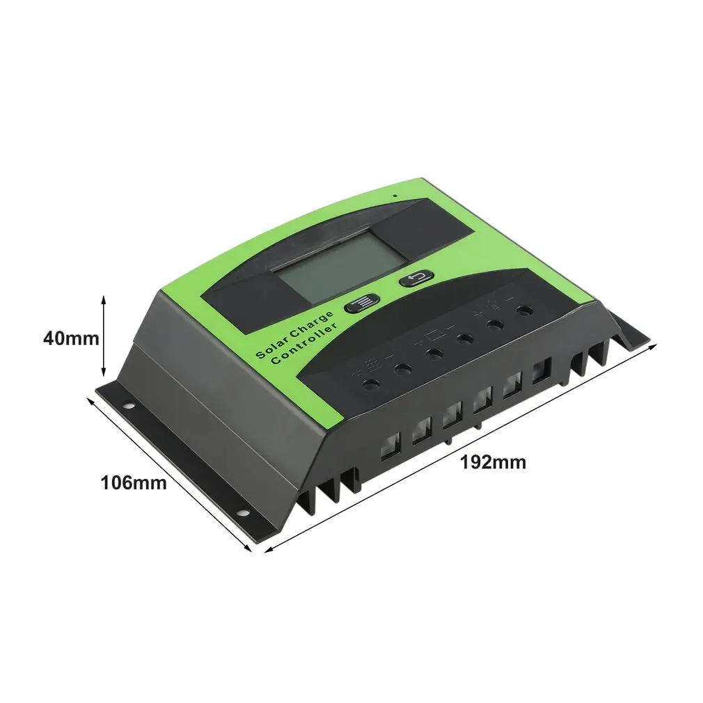 

ST1-40A Professional LCD 40A 12V/24V Autoswitch Identification Solar Panel Battery Regulator Smart Charge Controller 2019 New