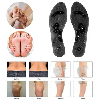 

Magnetic Silicone Insoles Feet Therapy Insoles For Men 27cm Pads Comfort Massage Relaxation Slimming Insole Foot Care F8K6