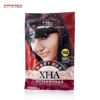 

Hair Hennas Фитокосметик 3044328 Улыбка радуги ulybka radugi r-ulybka smile rainbow косметика Henna FITOkosmetic tint for any type of hair, Chocolate 25g 3044328