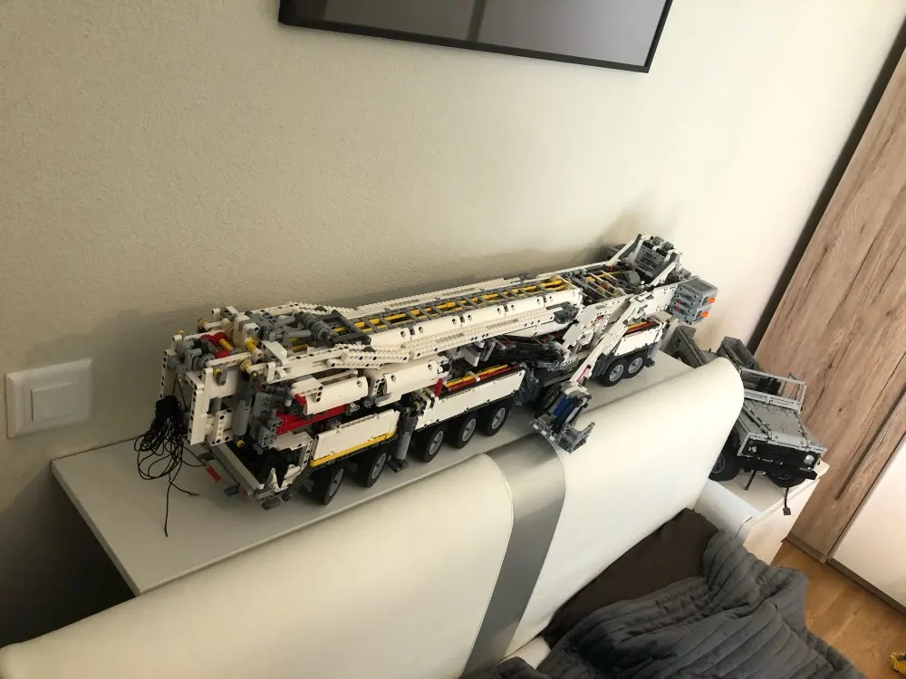 Perfect New MOC RC Motor Power Functions Crane LTM11200 Fit Legoings Technic MOC-20920 Kits Building Blocks Bricks Diy Toy Gift 5