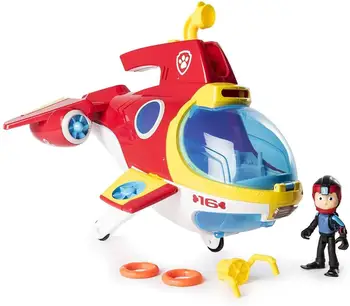 

2020 Hot New Original PAW Patrol Sub Patroller Transforming Vehicle with Lights Sounds and Launcher kids doll children toy gift