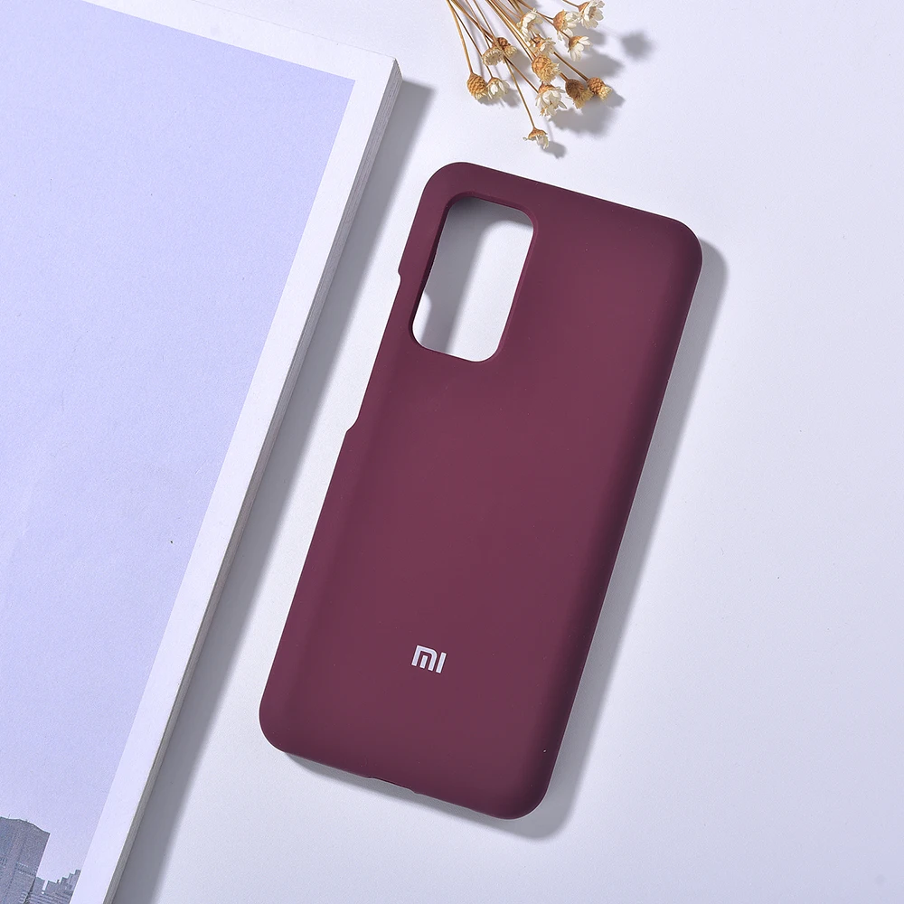 100% Chính Hãng Xiaomi Mi 10T Pro/Redmi K30s Liquid Silicone Ốp Lưng Mịn Chống Finerprint Da Cover MI10T Điện Thoại Nhà Ở Vỏ xiaomi leather case color