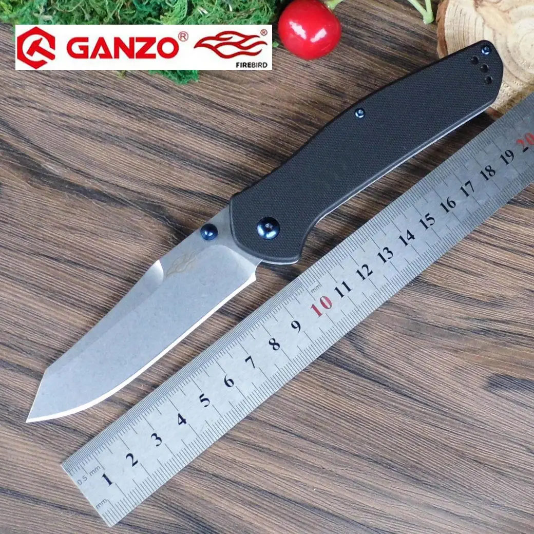 Складной нож Ganzo G7562 F7562 Firebird 58 60HRC 440C с лезвием походный инструмент для выживания