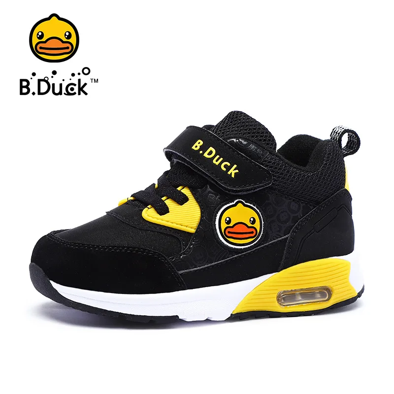 

Hot Selling Genuine Product B. Duck Small Yellow Duck Winter New Velvet Children Air Cushion Running Shoes BOY'S Athletic Shoes