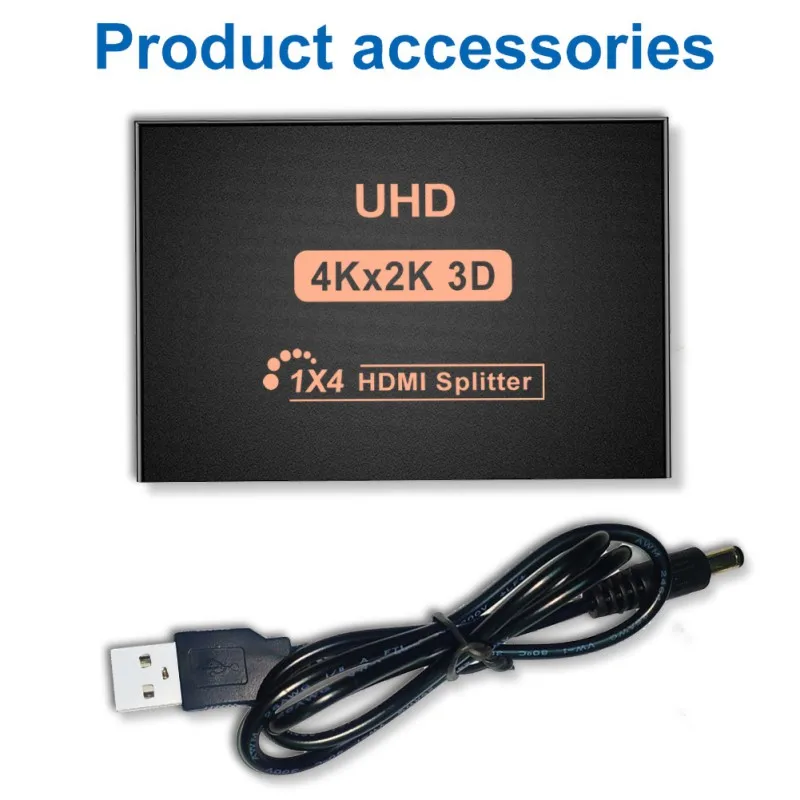 1 в 4 Full HD HDMI Сплиттер 4 порта концентратор повторитель адаптера усилитель видео адаптер концентратор