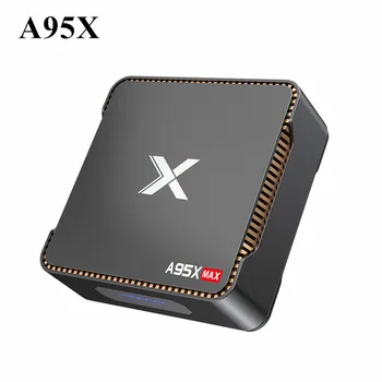 

A95X MAX Android 8.1 Smart TV Box Amlogic S905X2 QuadCore 4K Set Top Box 2.4G&5GHz Dual Wifi 1000M BT4.2 Media Player