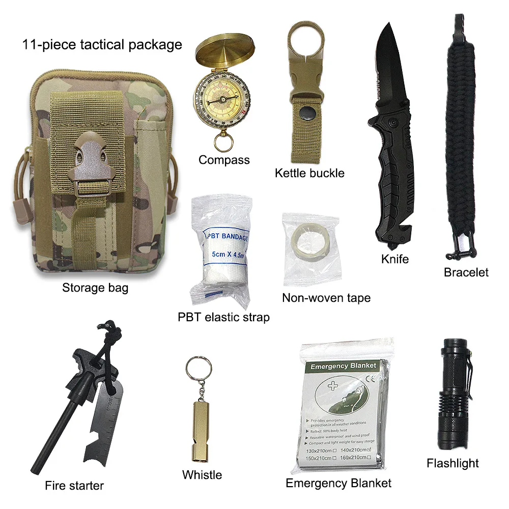 

Outdoor Adventure Camping First Aid Kit Emergency Rescue Bag Gift Combination Toolkit Toolkit