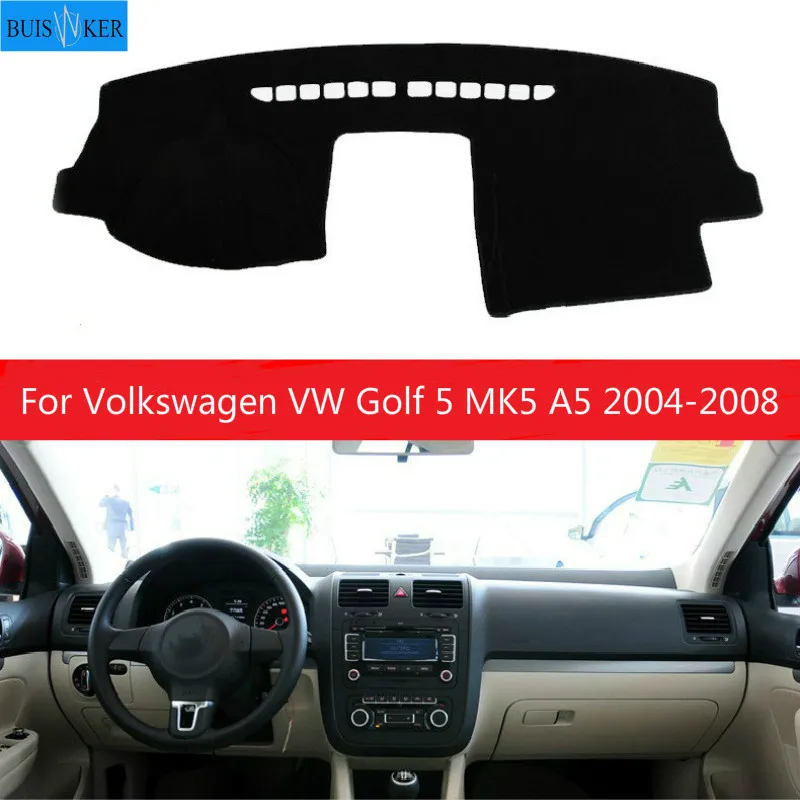 For Volkswagen VW Golf 5 MK5 A5 2004 2005 2008 Car Dashboard Cover Mat