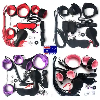 

Sex Toys For Couples Handcuffs Whip Blindfold Mouth Gag Dice Pair Adult Sex Toys Kit BDSM Bondage Toy Flirt Games For Couples