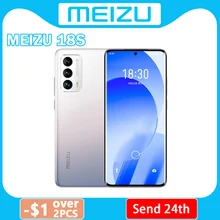 New Original Meizu 18S 5G Mobile Phone 6.2 Inches Super AMOLED 120Hz 8G+128G Snapdragon 888+ Android 11 4000 mAh NFC Smartphone