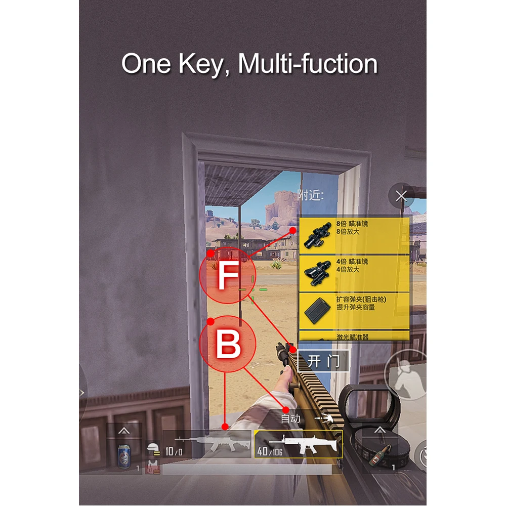  PUBG Mobile Gamepad Controller Gaming Keyboard Mouse Converter for Android Ios Phone To PC Bluetoot