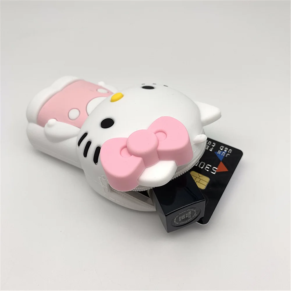 Q UNCLE милые женские сумки кавайный кошелек портмоне «кошка» держатели для девочек Детский кошелек Повседневная мода силикагель мини сумочка для наушников