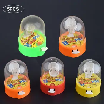 

5Pcs Mini Finger Basketball Shooting Game Handheld Desktop Table Basketball Game Toys Handheld Palm toy Random Color