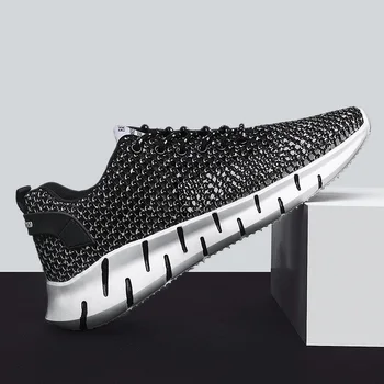 

Hemmyi Men Shoes Mesh Cloth Comfortable Breathable Lightweight Wear-resistant Hollow Hollow Men Casual Shoes Dropshipping