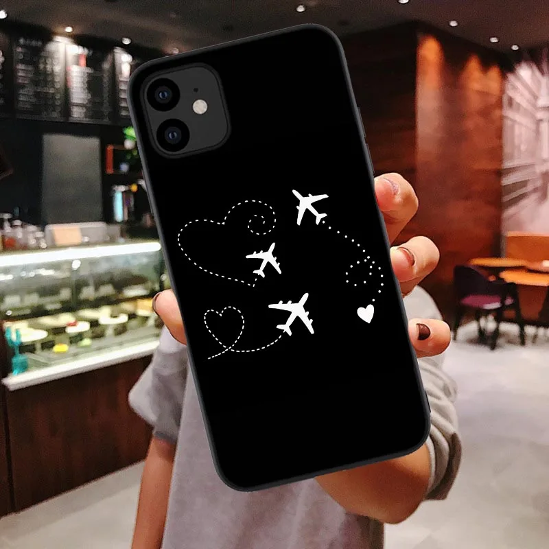 World Map Travel Just Go silicone TPU Cover For iPhones 11 Pro Max life Airplane Soft Case For iPhones 6 6s 7 8 Plus X XR XS MAX World Map Travel Just Go silicone TPU Cover For iPhones 11 Pro Max life Airplane Soft Case For iPhones 6 6s 7 8 Plus X XR XS MAX