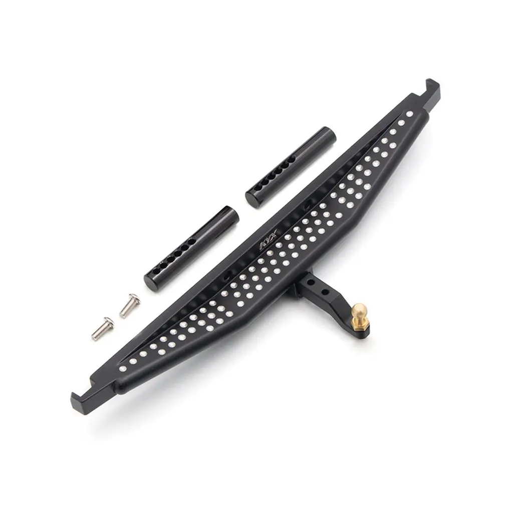 

KYX Racing CNC Alloy Rear Bumper with Hook Upgrades Parts for 1/10 RC Crawler Car Traxxas TRX-4 Accessories