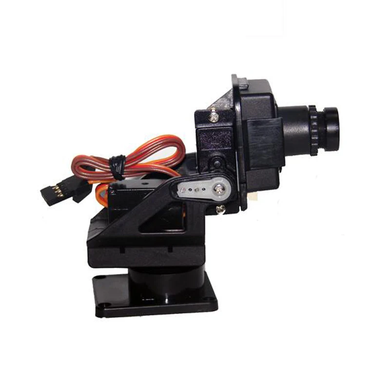 PT2 servo Gimbal Pan и Tilt Camera нейлоновый пластик мини-держатель для FPV квадрокоптера