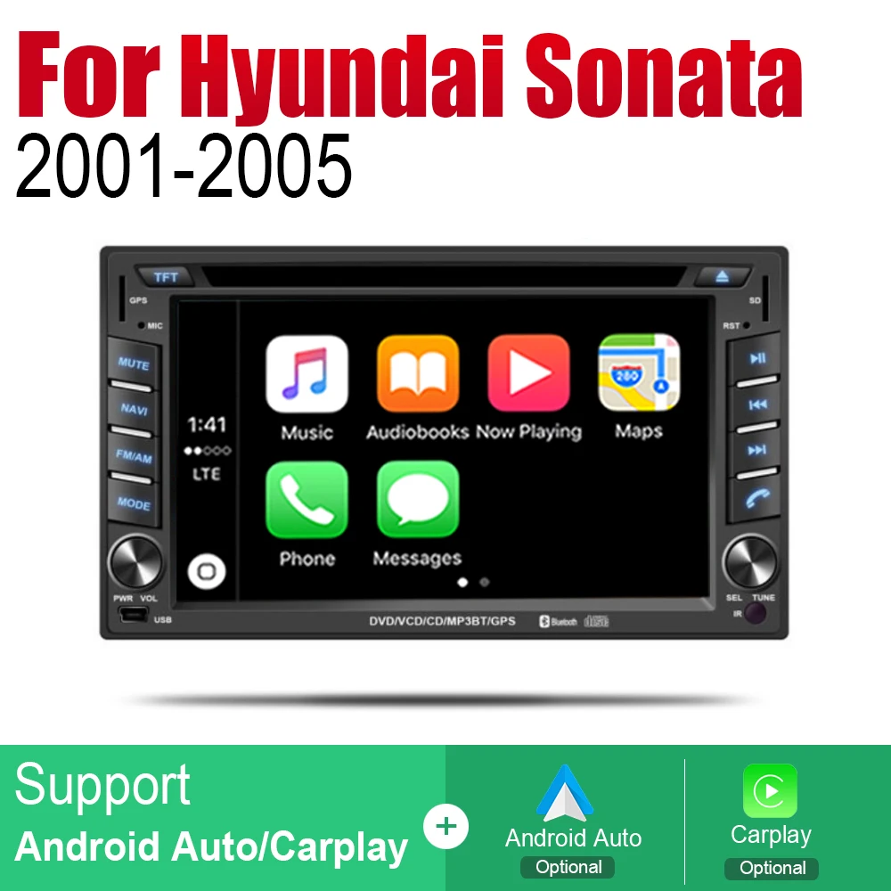 Автомагнитола ZaiXi 2DIN Android стерео DVD GPS навигация для Hyundai EF Sonata 2001 ~ 2005 Bt Wi
