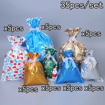 

35pcs Sheer Pouch Drawstring Candy Bags Gift Pouches Wedding Present Wrapping UK