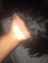 Pelucas de cabello humano peruano para mujeres negras, postizo de ondas profundas con cierre de encaje, 4x4