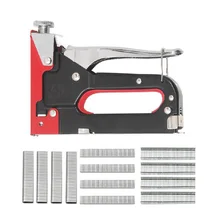 3 в 1 сверхмощный ручной штапельный пистолет для DIY мебель для украшения дома руководство для степлера гвоздь пистолет с 600 скобы гвоздильщик